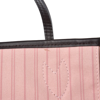 Louis Vuitton Damier Ebene Neo Neverfull MM Rose Ballerine 13 of 13