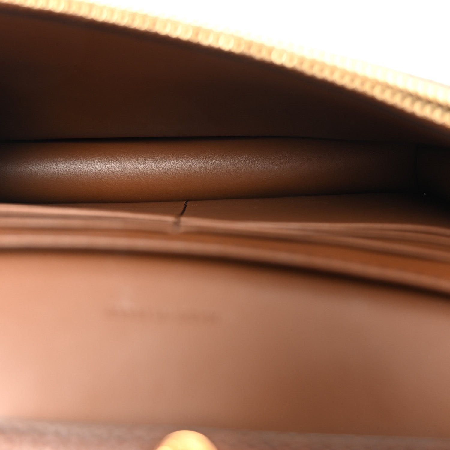 Burberry Derby Calfskin House Check Mini Hampshire Crossbody Tan 5 of 10