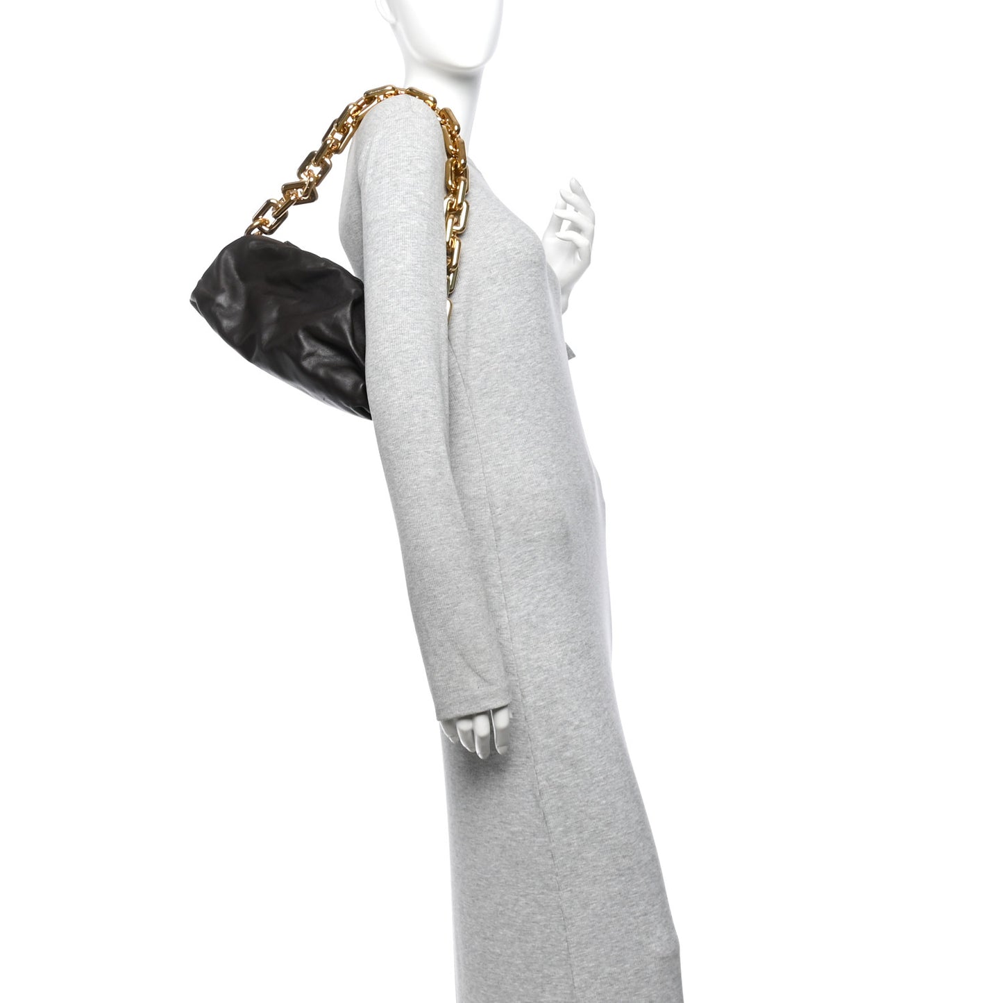 Calfskin The Pouch Chain Fondant