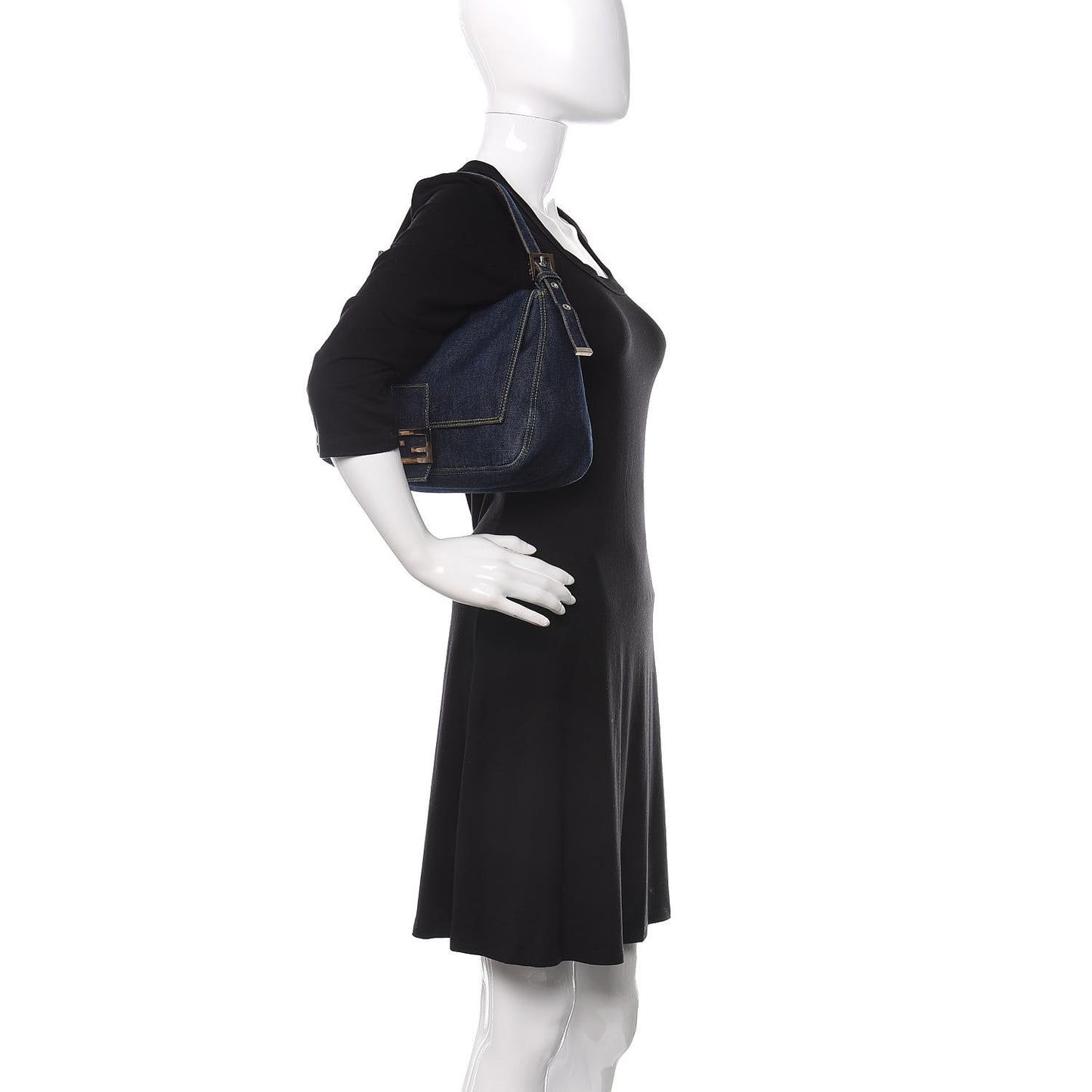 Denim Mama Baguette Blue