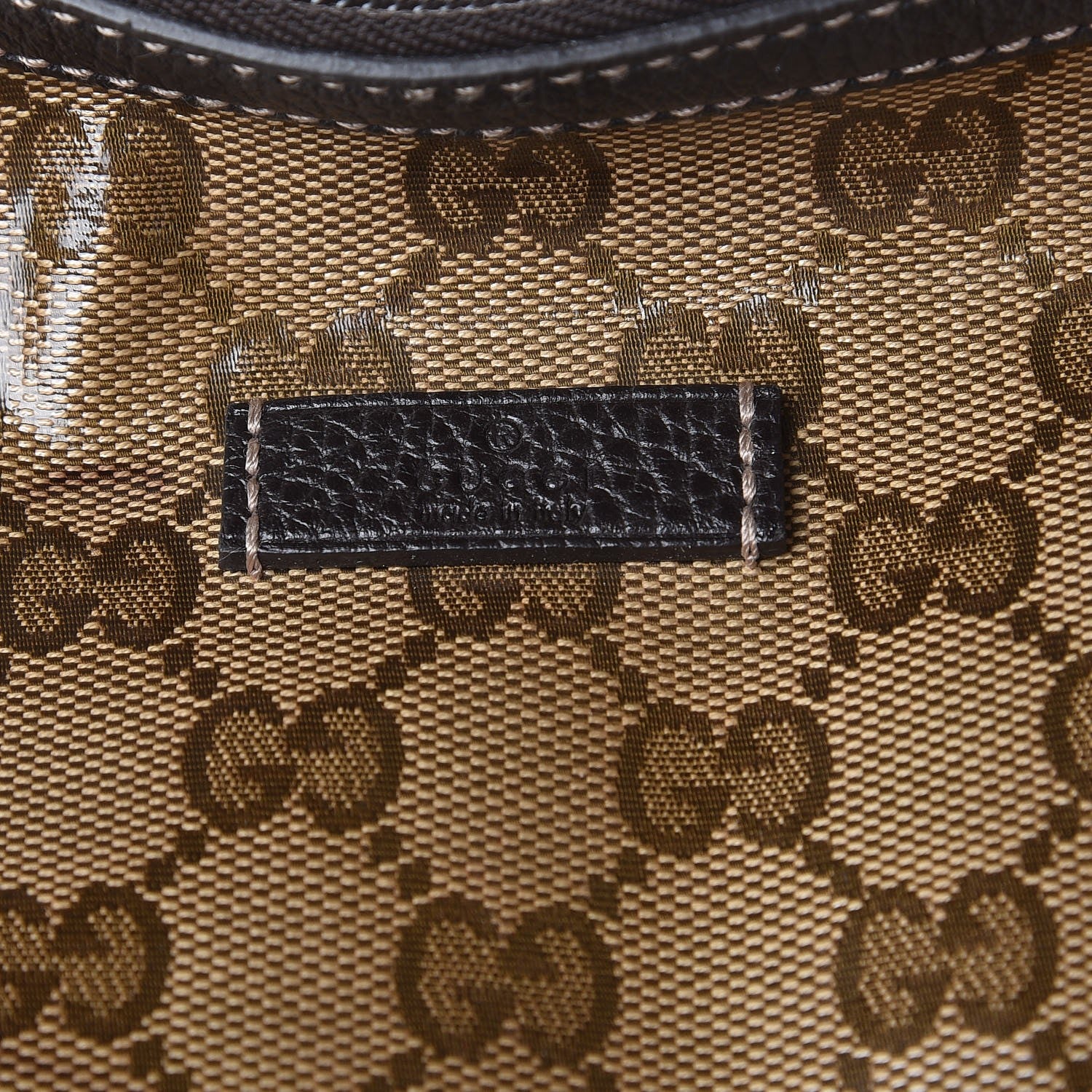 Gucci Crystal Monogram Large Signature Hobo Brown 11 of 12
