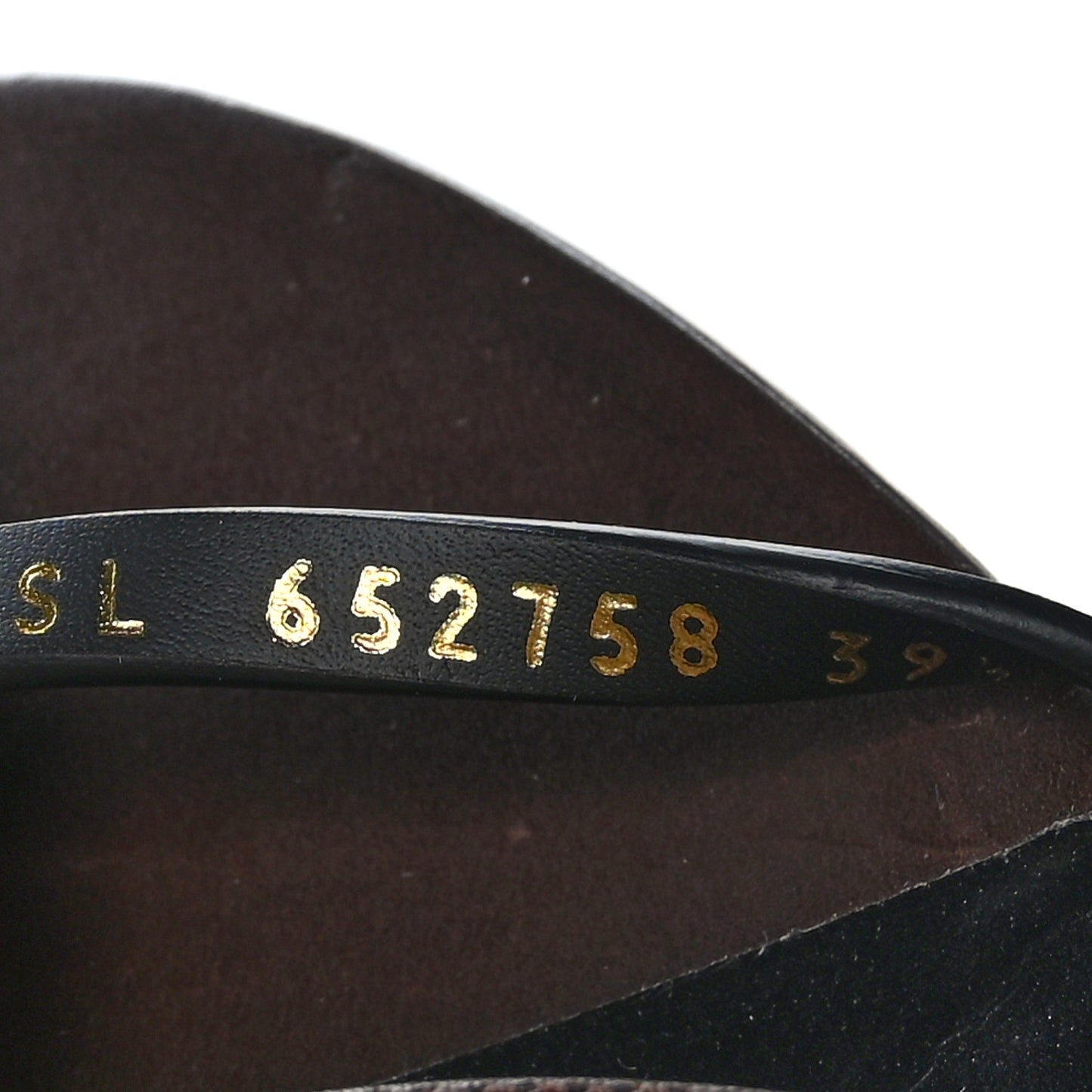 Calfskin Cassandra Monogram Sandals 39.5 Moro