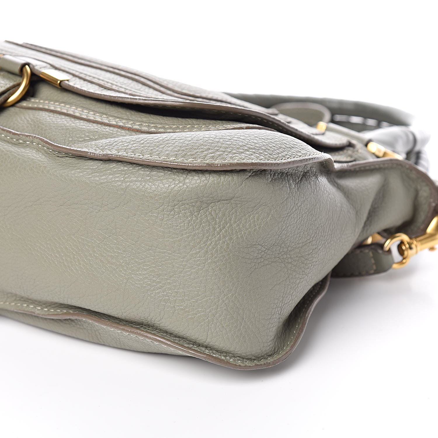 Chloe Calfskin Medium Marcie Satchel Baobab Green 9 of 13