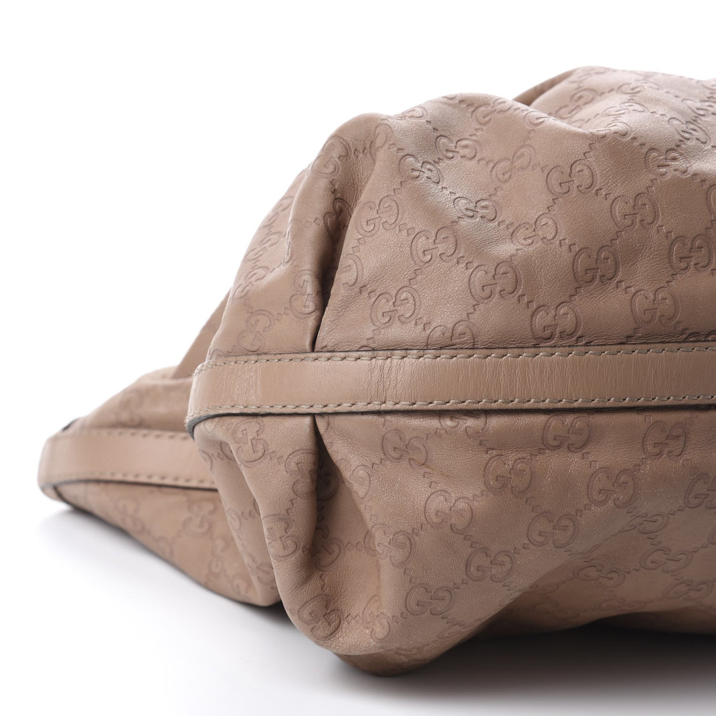 Guccissima Large Scarlett Stud Tote Dusty Rose
