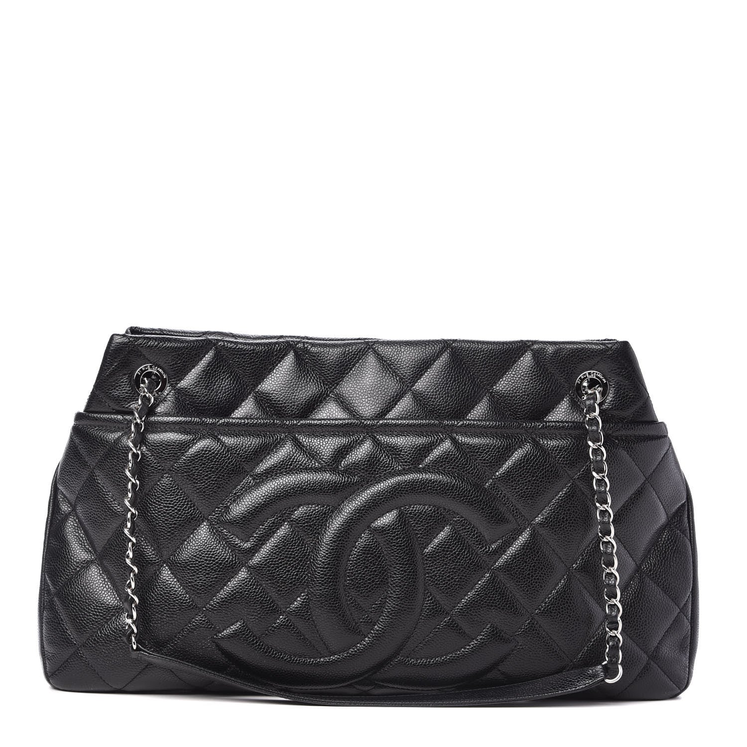 Chanel Caviar Quilted Timeless CC Soft Tote Black 1 of 9