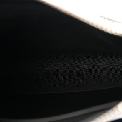 Gucci GG Supreme Monogram Web Small Flat Messenger Bag Black Grey 5 of 13
