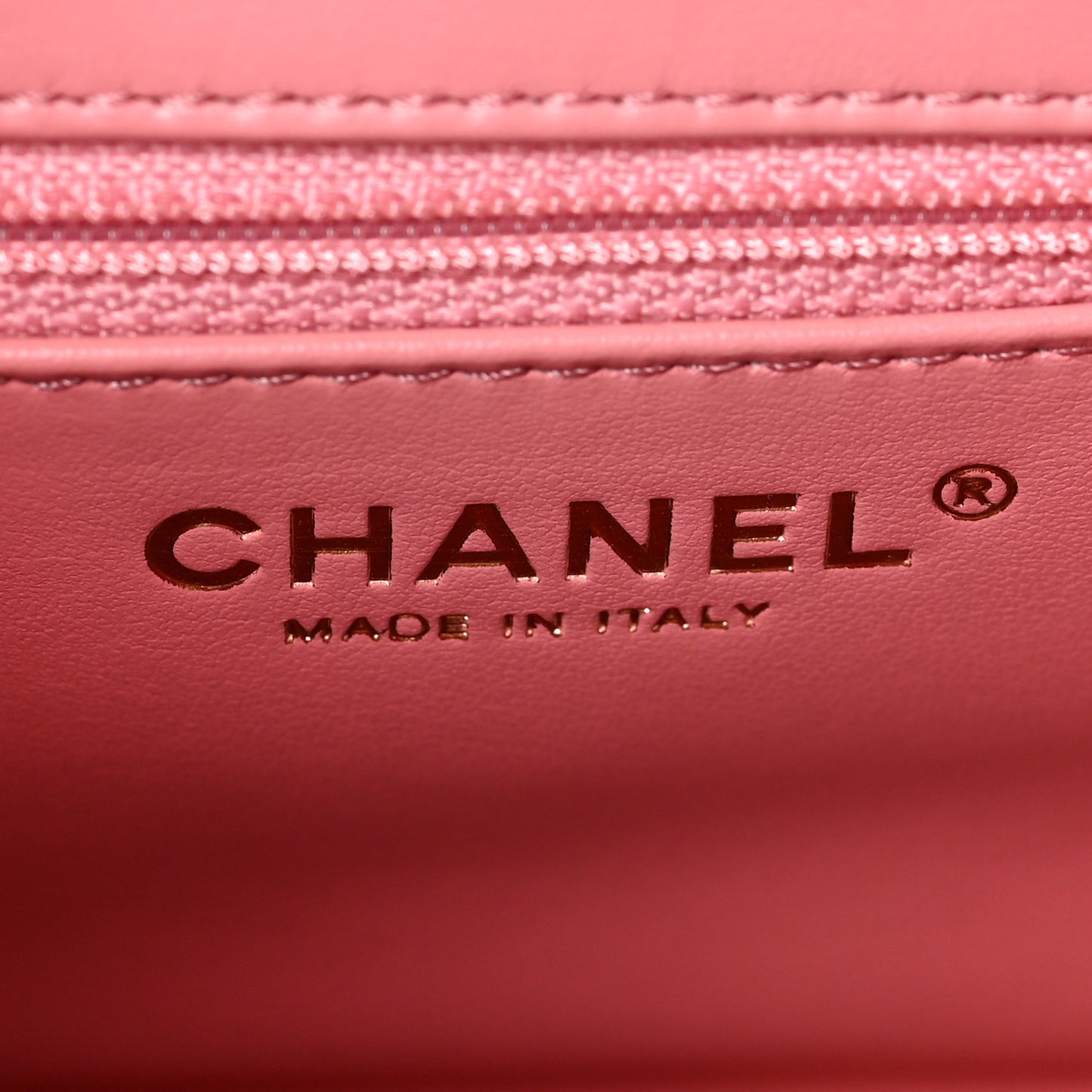 Shiny Aged Calfskin Quilted Nano Kelly Shopper Coral Pink