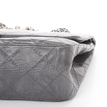 Chanel Aged Calfskin Quilted 50th Anniversary 2.55 Reissue 227 Flap Grey 17 of 17