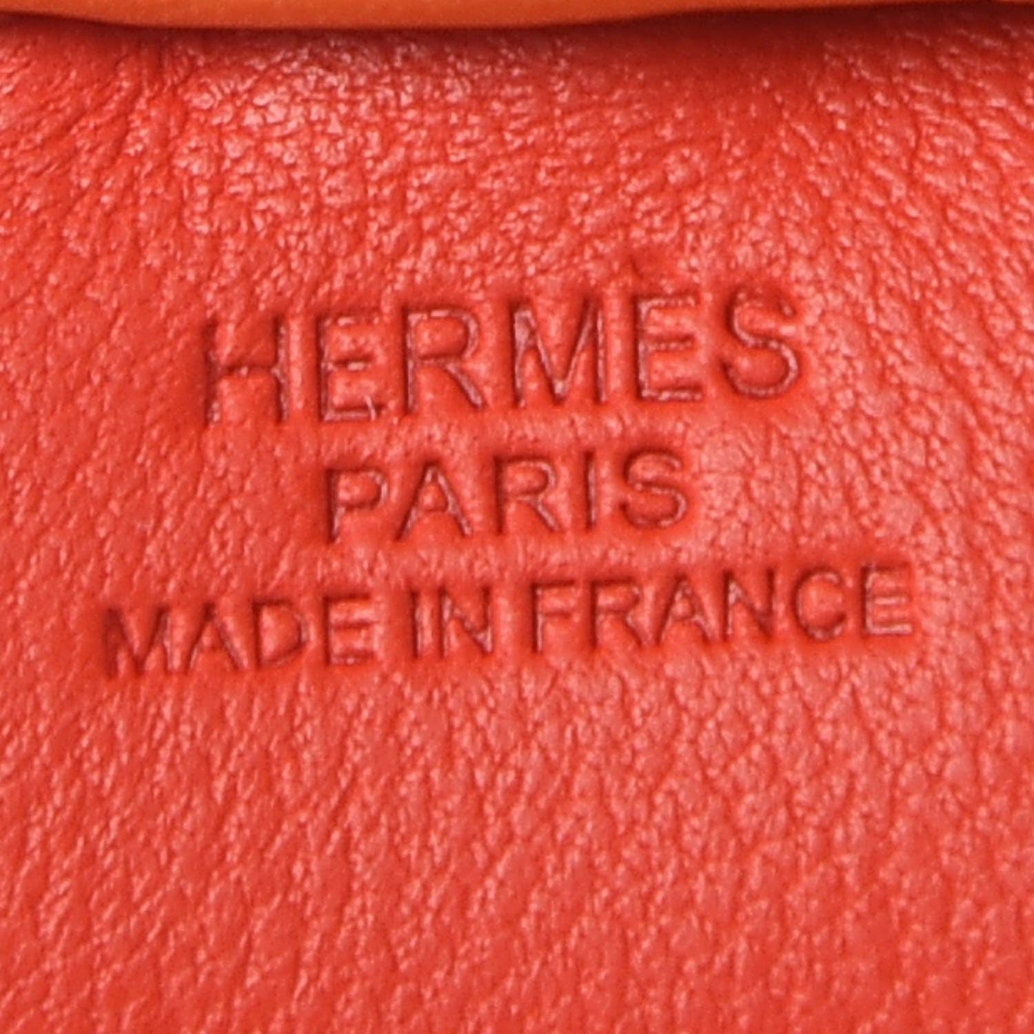 Hermes Milo Lambskin Grigri Rodeo Horse Bag Charm PM Rouge Rose Indien Jaipur Feu 3 of 4