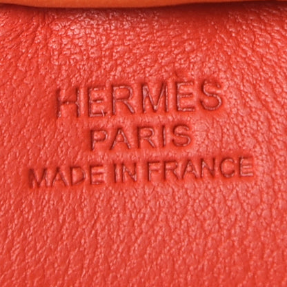 Hermes Milo Lambskin Grigri Rodeo Horse Bag Charm PM Rouge Rose Indien Jaipur Feu 3 of 4