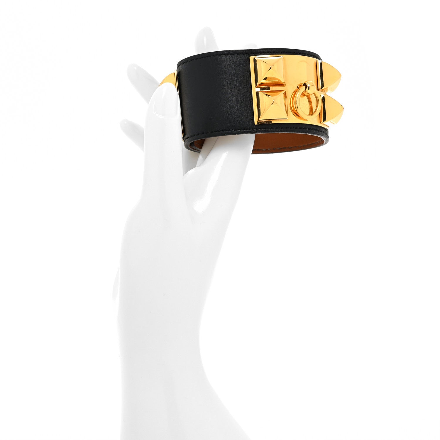 Hermes Box Collier De Chien CDC Bracelet L Black 2 of 9