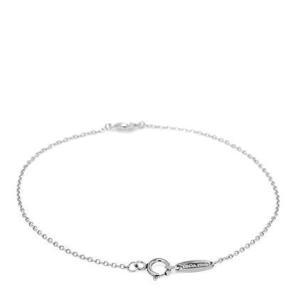 Tiffany Platinum Diamond .08ct Elsa Peretti Diamonds by the Yard Bracelet 3 of 6
