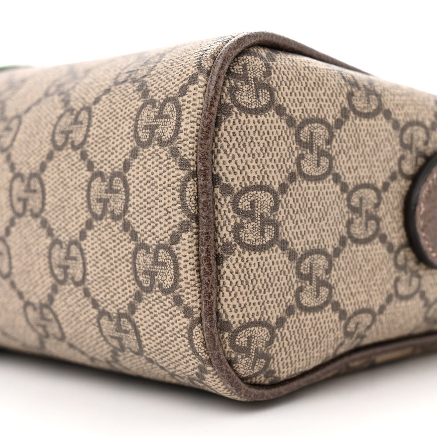 Gucci GG Supreme Monogram Web Small Ophidia Shoulder Bag Brown 10 of 13