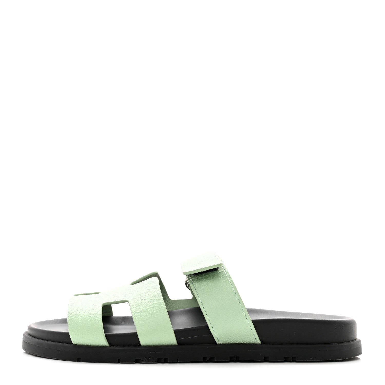 Hermes Epsom Womens Chypre Sandals 39 Vert Jade 1 of 10