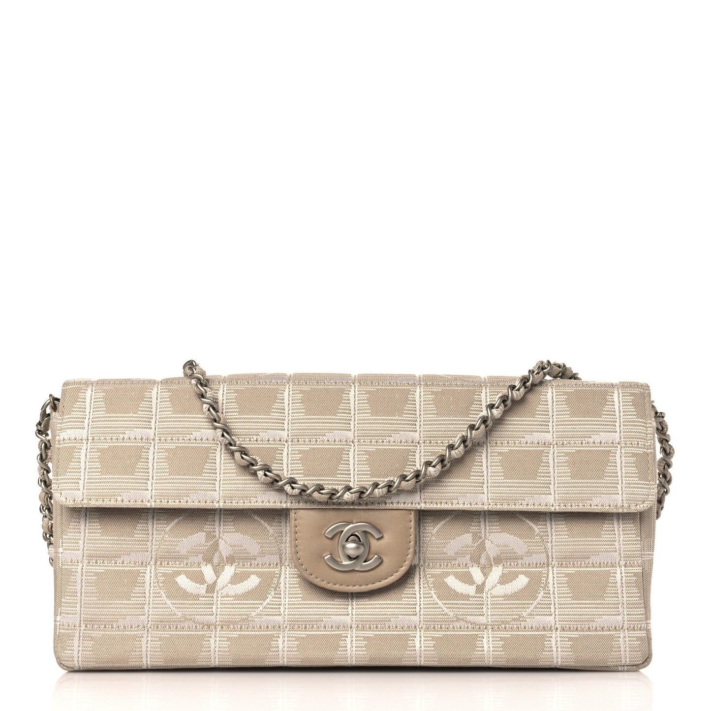 Nylon Travel East West Flap Beige