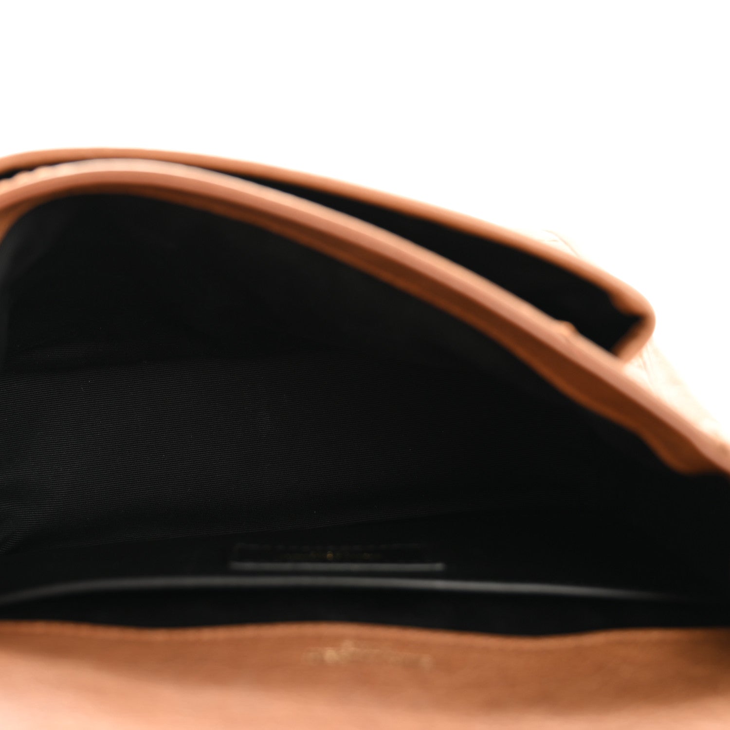 Saint Laurent Crinkled Calfskin Matelasse Monogram Baby Niki Chain Satchel Light Caramel 5 of 10