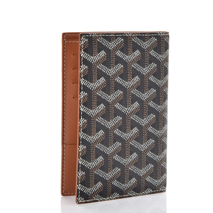 Goyard Goyardine Passport Wallet Black Gold 3 of 7