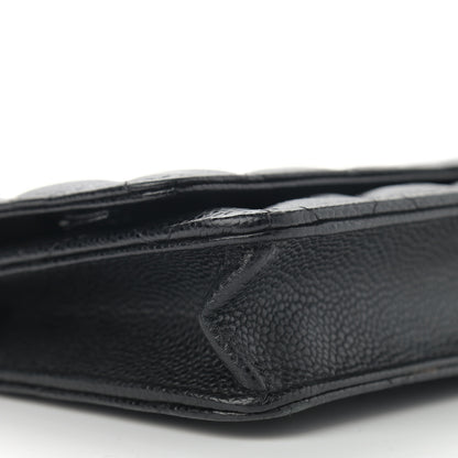 Chanel Caviar Quilted Wallet On Chain WOC Black 10 of 12