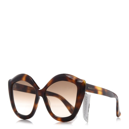 Gucci Cat Eye GG0117S Sunglasses Tortoise 1 of 9