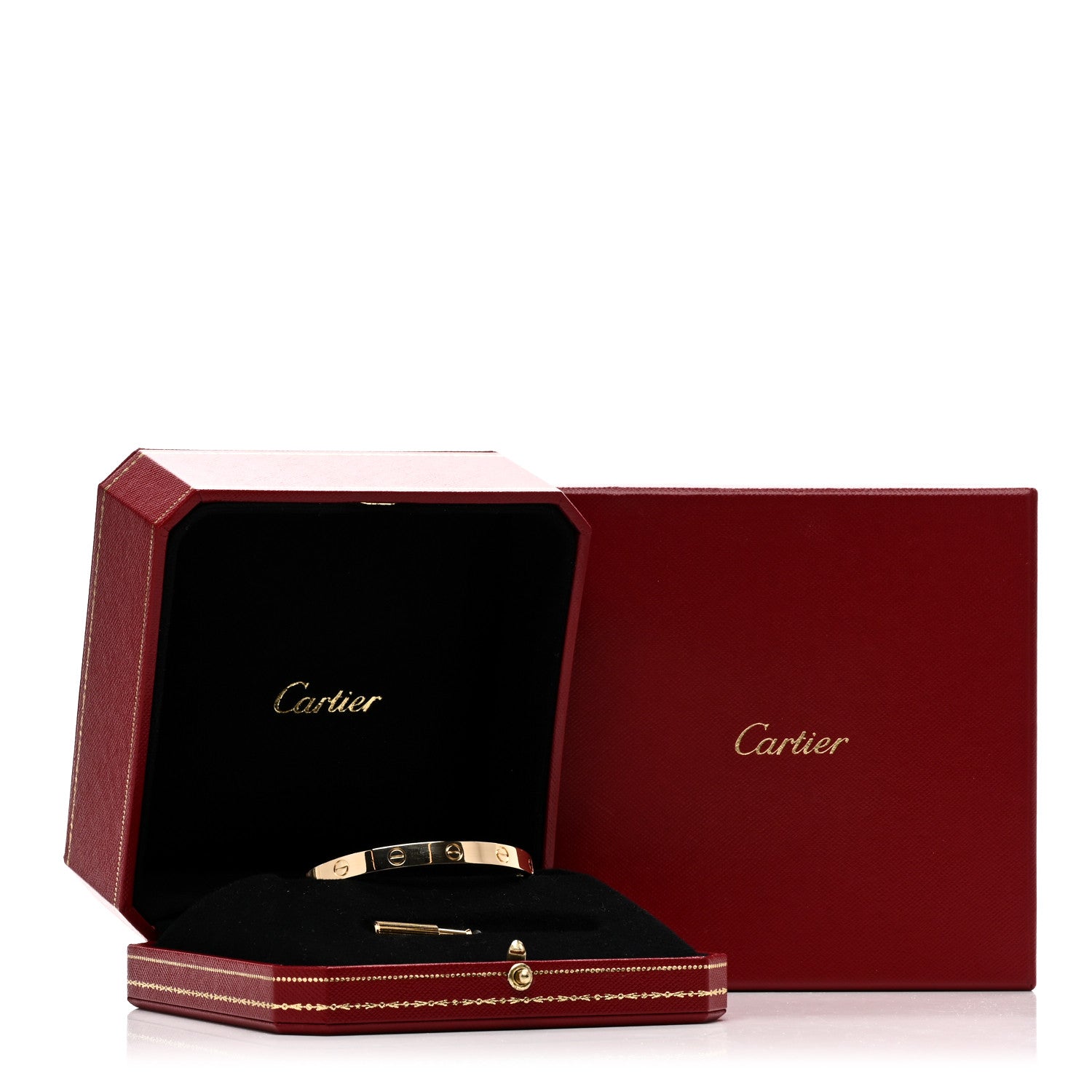 Cartier 18K Yellow Gold LOVE Bracelet 17 5 of 5