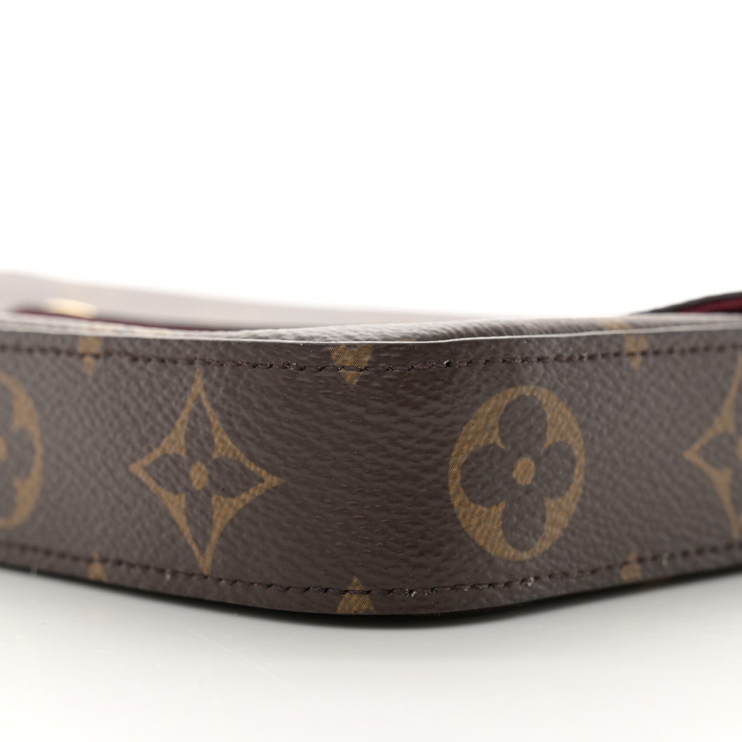 Monogram Pochette Felicie Chain Wallet Fuchsia