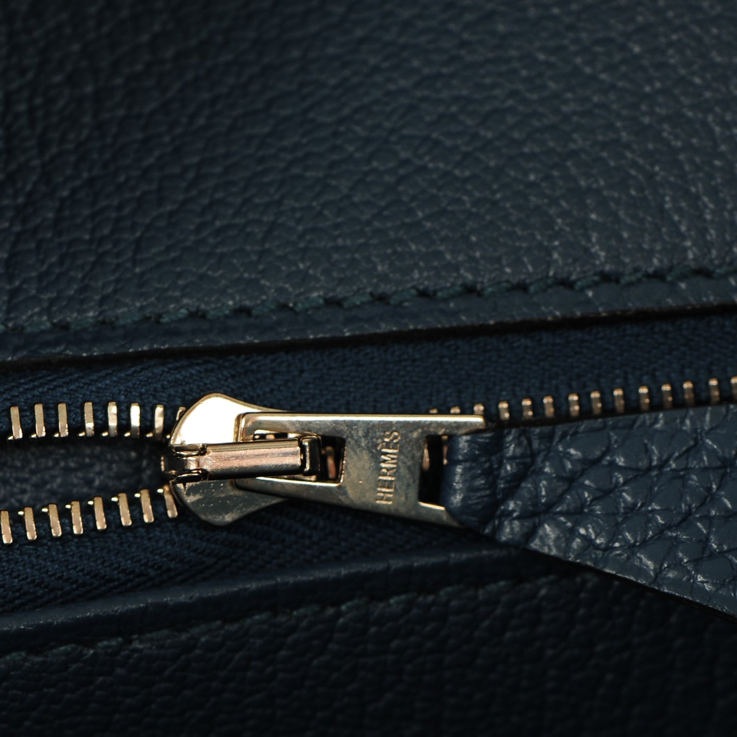 Taurillon Clemence Birkin 35 Bleu Thalassa