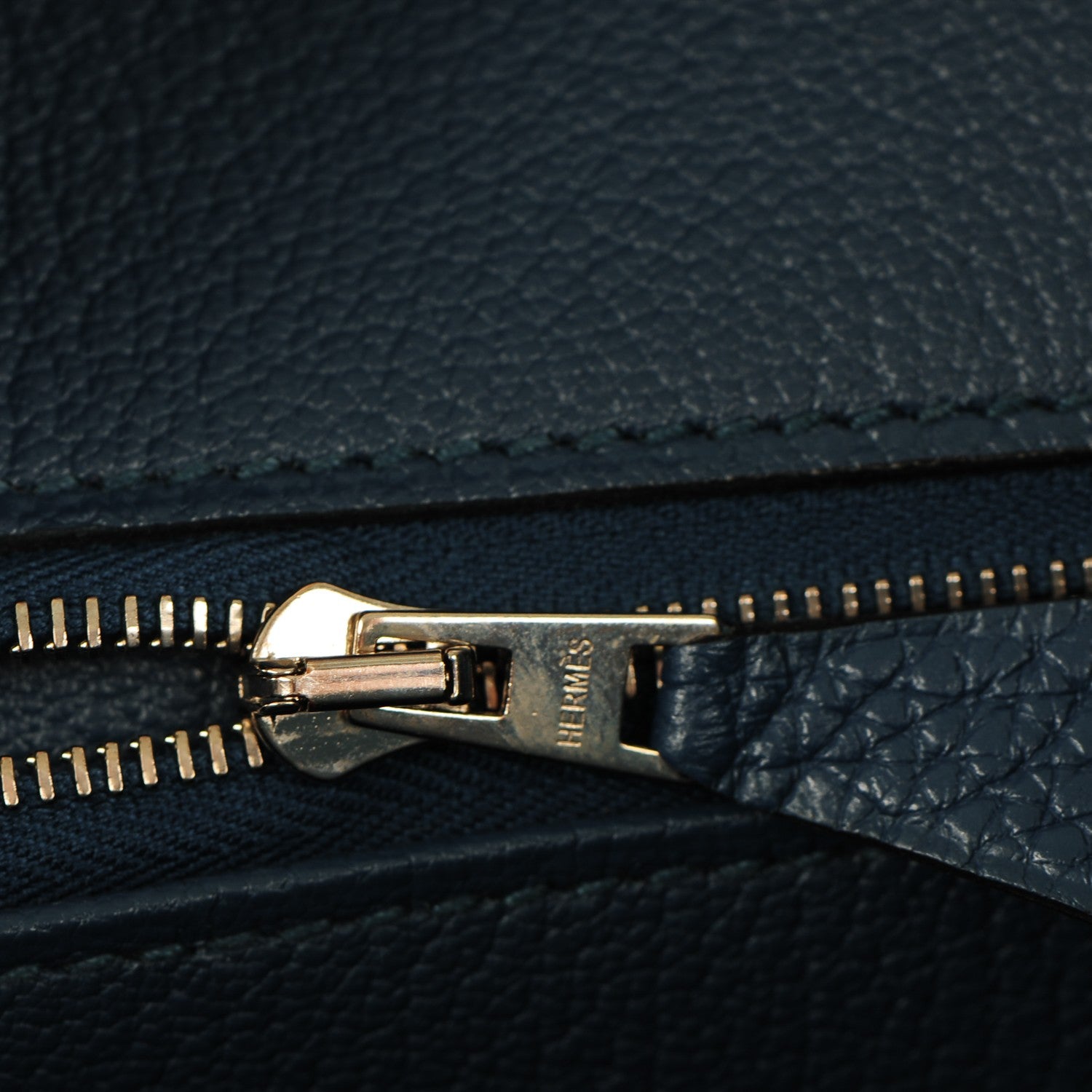 Hermes Taurillon Clemence Birkin 35 Bleu Thalassa 14 of 27
