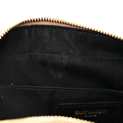 Saint Laurent Calfskin Matelasse Monogram Lou Camera Bag Dark Latte 13 of 16