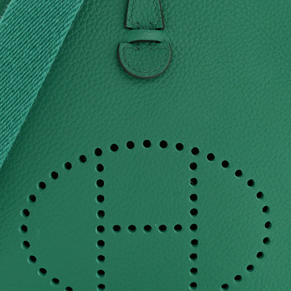 Hermes Taurillon Clemence Evelyne TPM Vert Jade 8 of 13