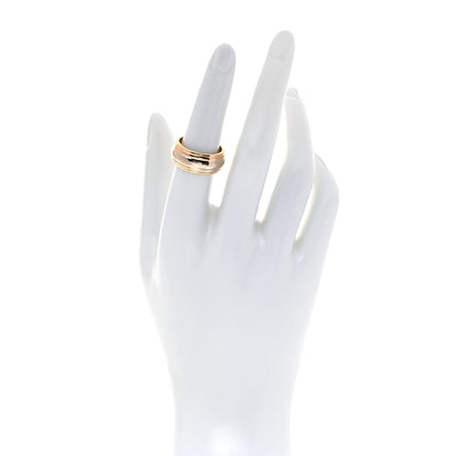 Cartier 18K Pink Yellow White Gold Trinity Saturn Band Ring 54 7 2 of 5