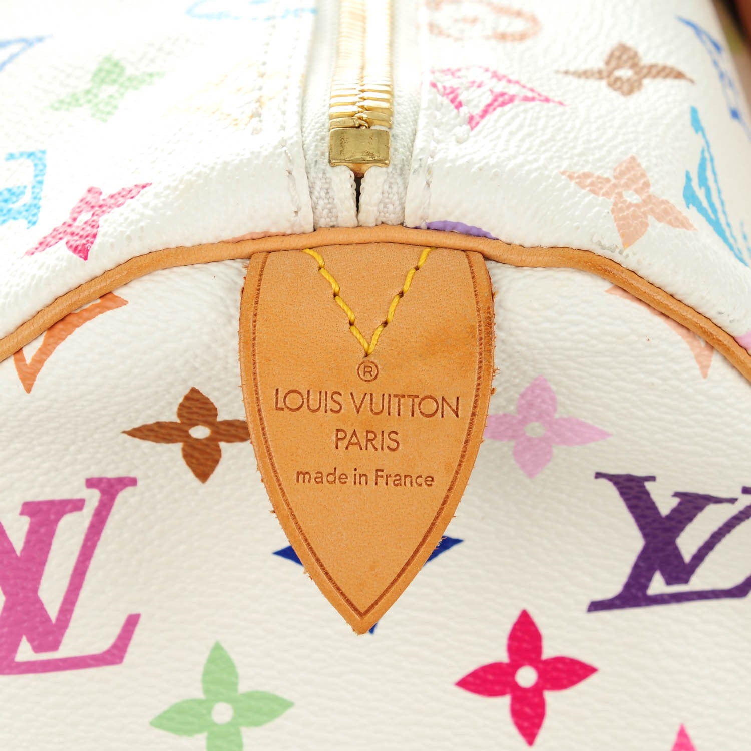 Louis Vuitton Monogram Multicolor Keepall 45 White 5 of 7