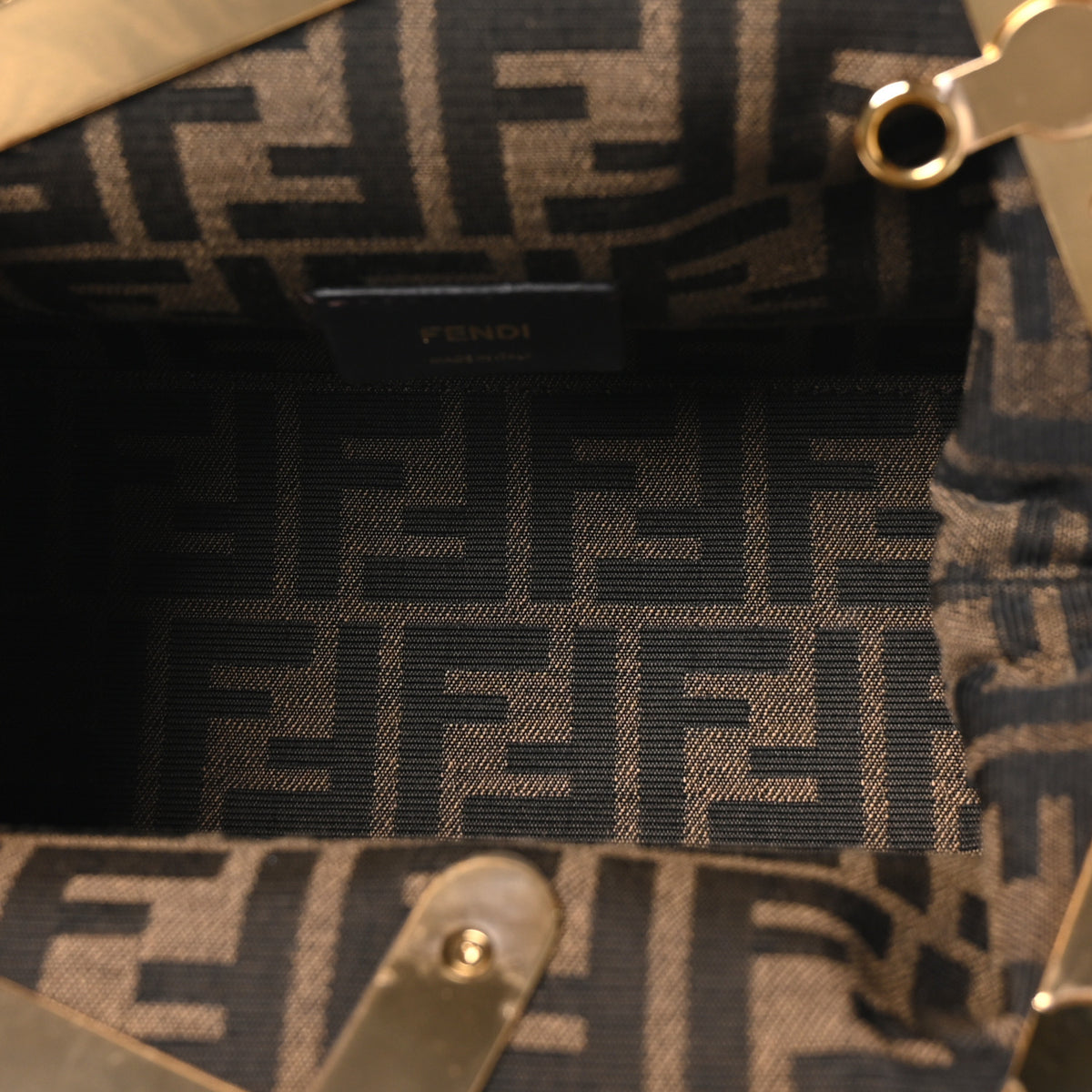 Fendi Shiny Nappa Small Fendi First Ghiaia 5 of 11