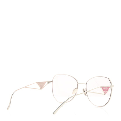Prada Metal Symbole Triangle Logo Sunglasses SPR57YS Pink 3 of 7