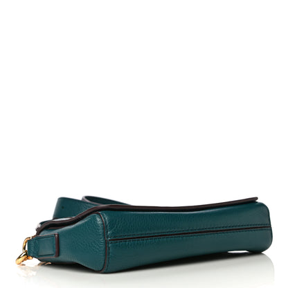 Marc Jacobs Pebbled Calfskin Recruit Crossbody Teal 4 of 7