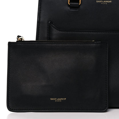 Saint Laurent Smooth Calfskin Small East Side Tote Black 6 of 13