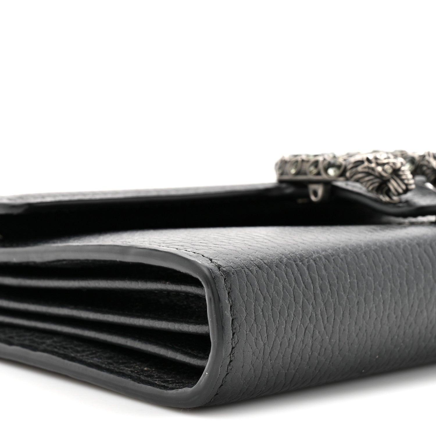 Gucci Calfskin Mini Dionysus Chain Wallet Black 12 of 16