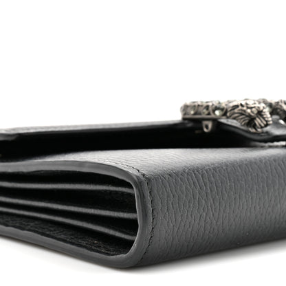 Gucci Calfskin Mini Dionysus Chain Wallet Black 12 of 16