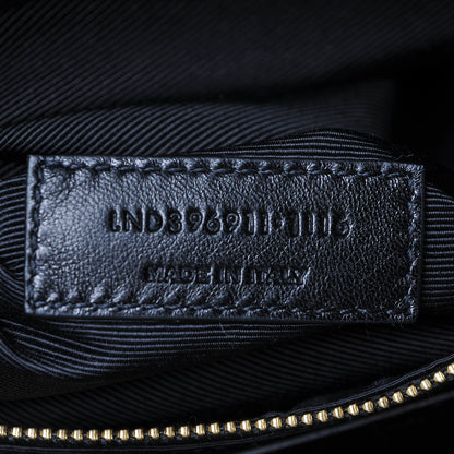 Saint Laurent Grain De Poudre Matelasse Chevron Monogram Shopping Bag Fog 7 of 7