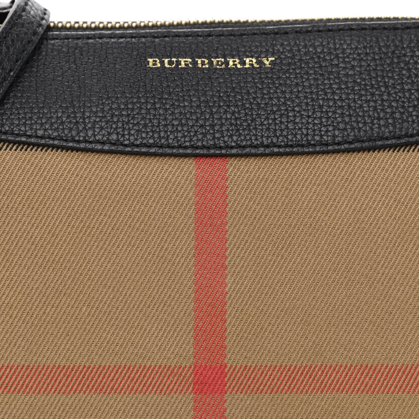 House Check Derby Peyton Crossbody Clutch Bag Black