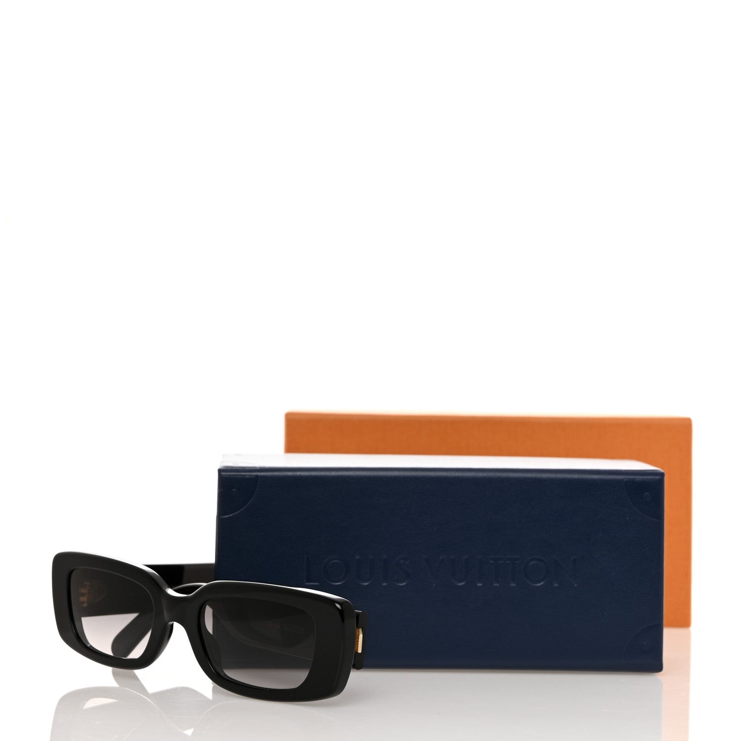 Louis Vuitton Acetate LV Circle Cat Eye Sunglasses Z2109W Black 7 of 7