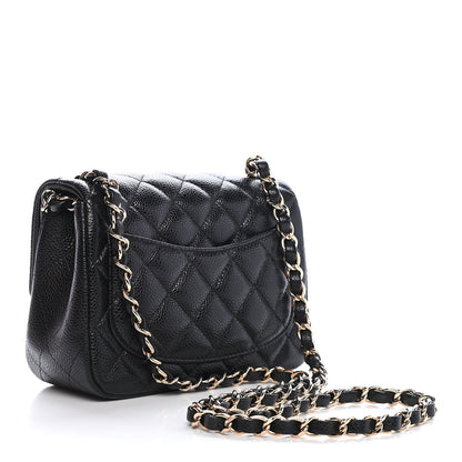 Chanel Caviar Quilted Mini Square Flap Black 2 of 8