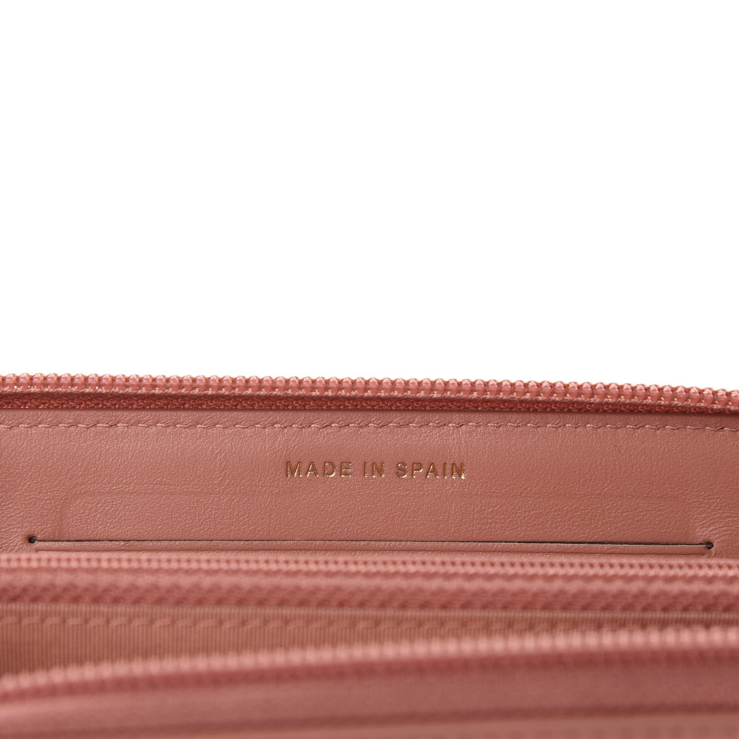 Chanel Caviar Quilted Small Boy Zip Around Wallet Pink 7 of 9