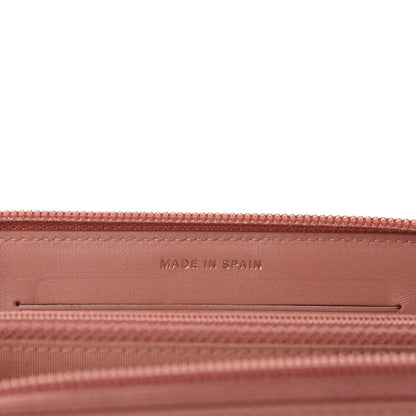 Chanel Caviar Quilted Small Boy Zip Around Wallet Pink 7 of 9