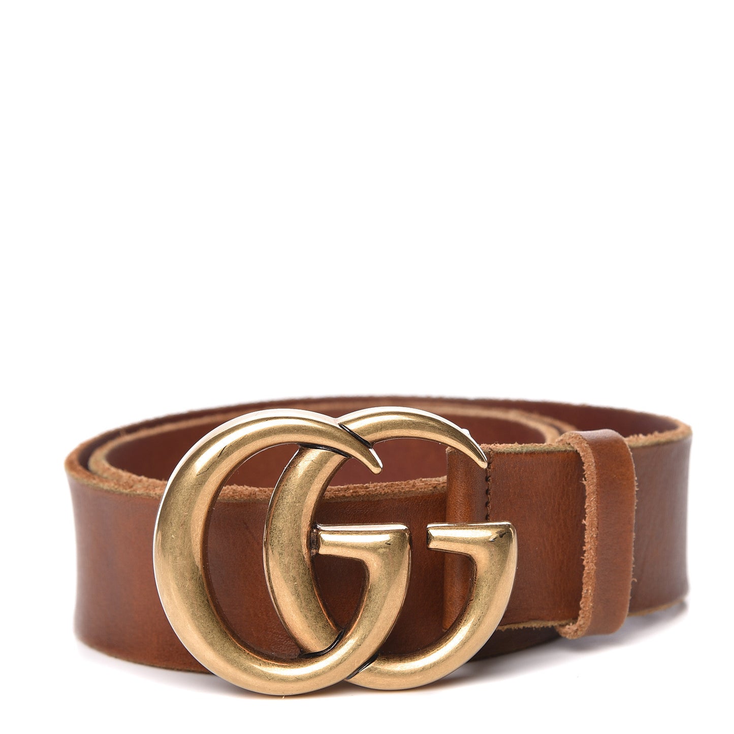 Faded Calfskin Double G 40mm Belt 80 32 Cuir