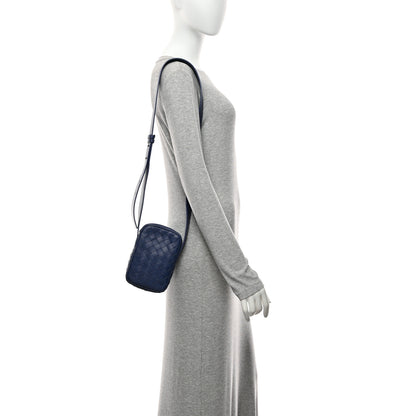 Bottega Veneta Nappa Intrecciato Phone Case Crossbody Bag Cobalt 2 of 11