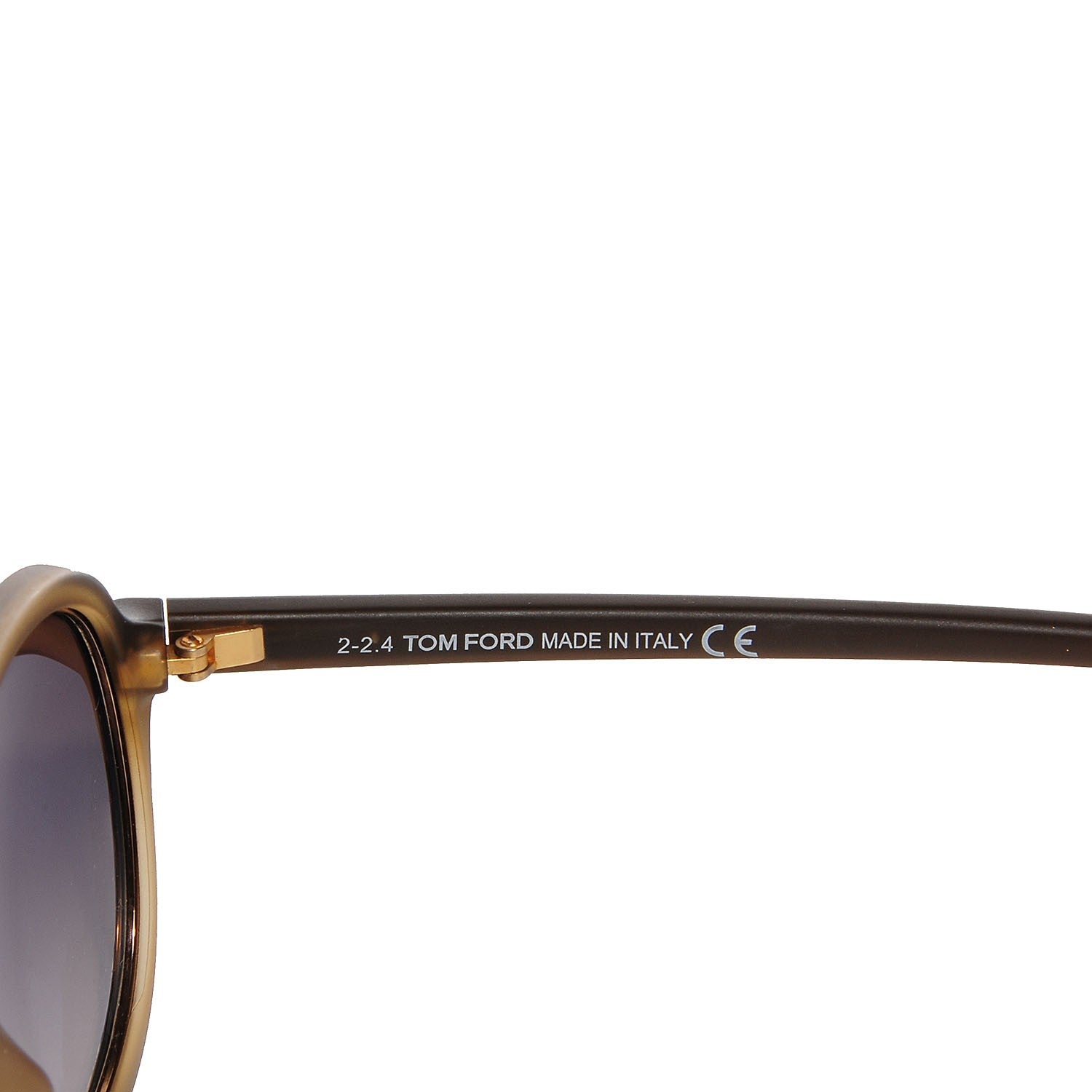 Tom Ford Sergio TF379 Sunglasses Brown Wood Effect 3 of 4