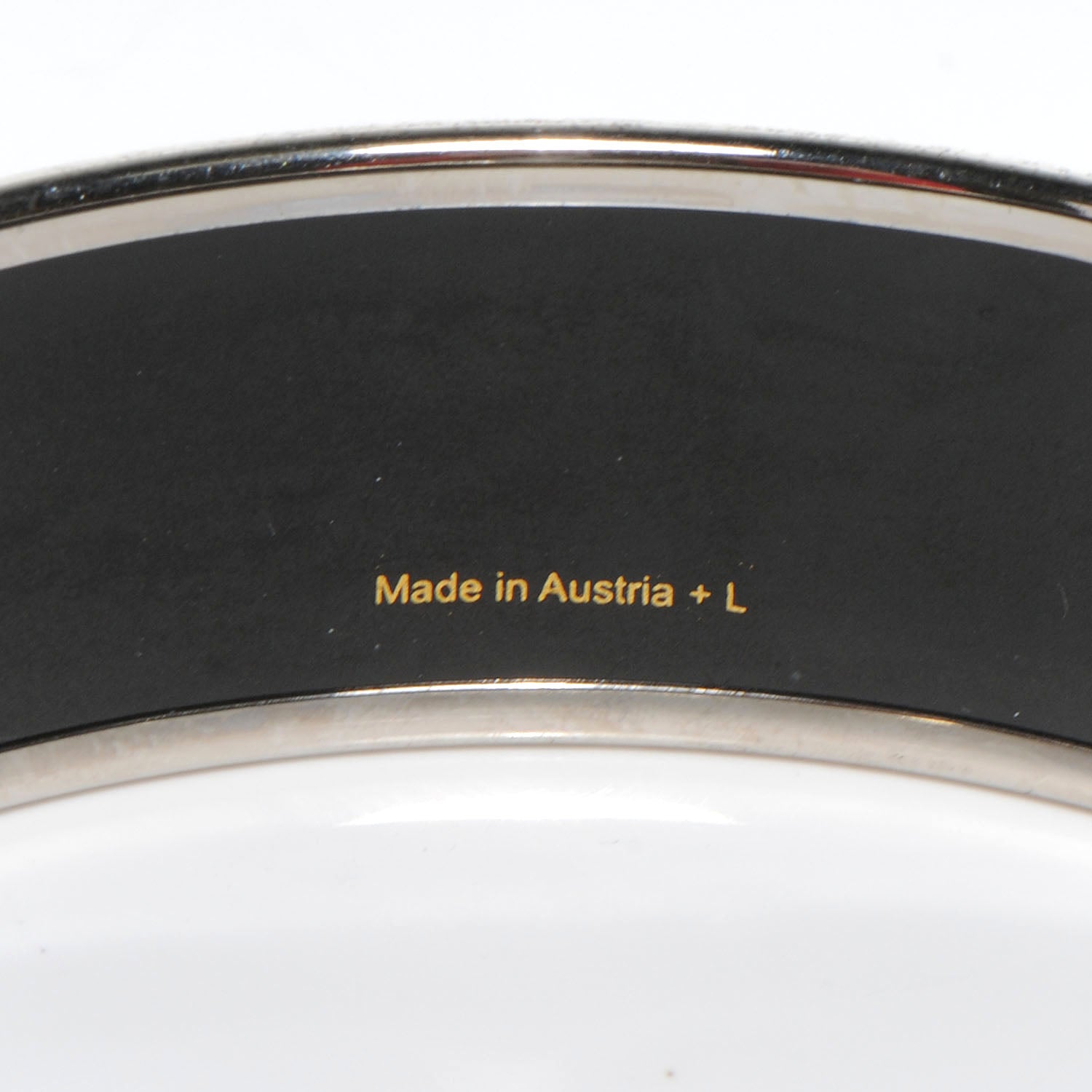 Hermes Enamel Printed Wide Bracelet 65 5 of 5