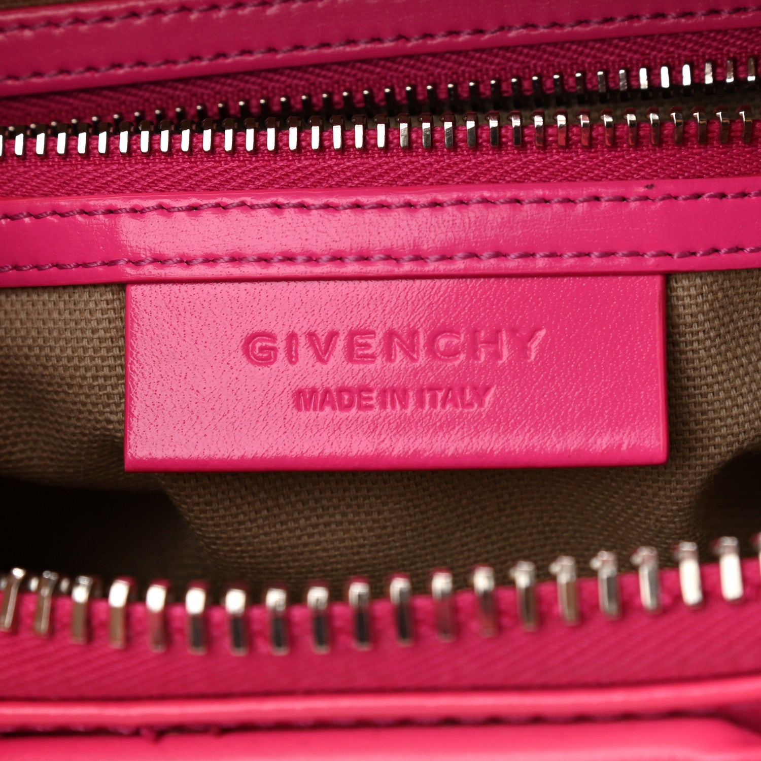 Givenchy Shiny Lord Calfskin Mini Antigona Shocking Pink 6 of 12