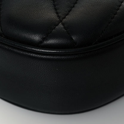 Dolce & Gabbana Smooth Calfskin Mini Devotion Camera Bag Black 8 of 13