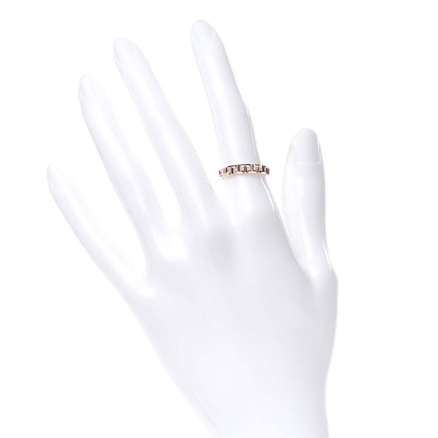 18K Rose Gold Narrow T True Ring 49 5